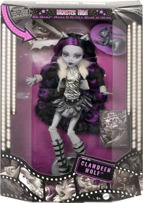 Monster High Reel Drama Clawdeen Wolf Exclusive Doll Mattel Toys