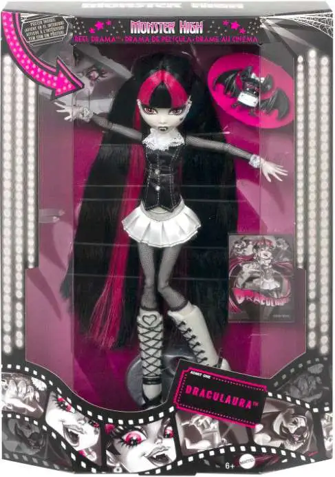 Monster High Reel Drama Draculaura Exclusive Doll Damaged Package Mattel  Toys - ToyWiz