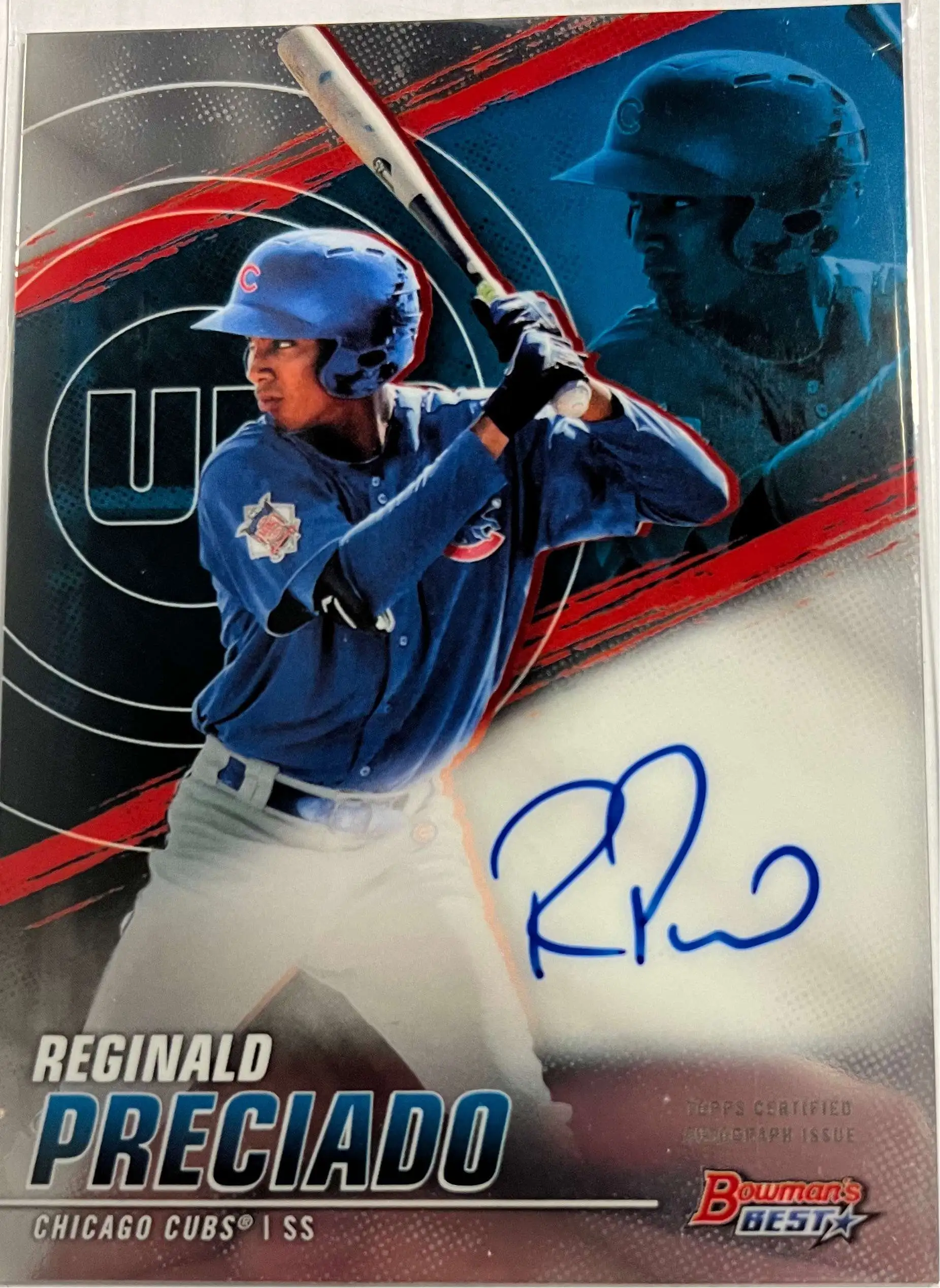 MLB 2021 Bowmans Best Reginald Preciado Autographed Single Card B21RPR