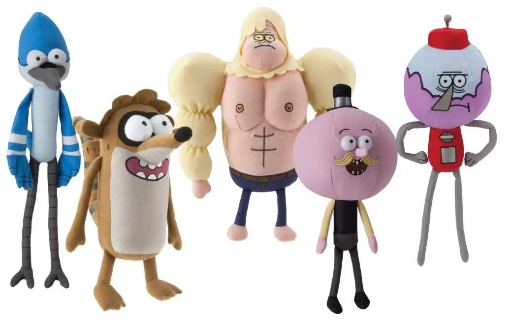 Cartoon Network Regular Show Regular Show Set of 5 12-18 Plush Toy Factory  - ToyWiz