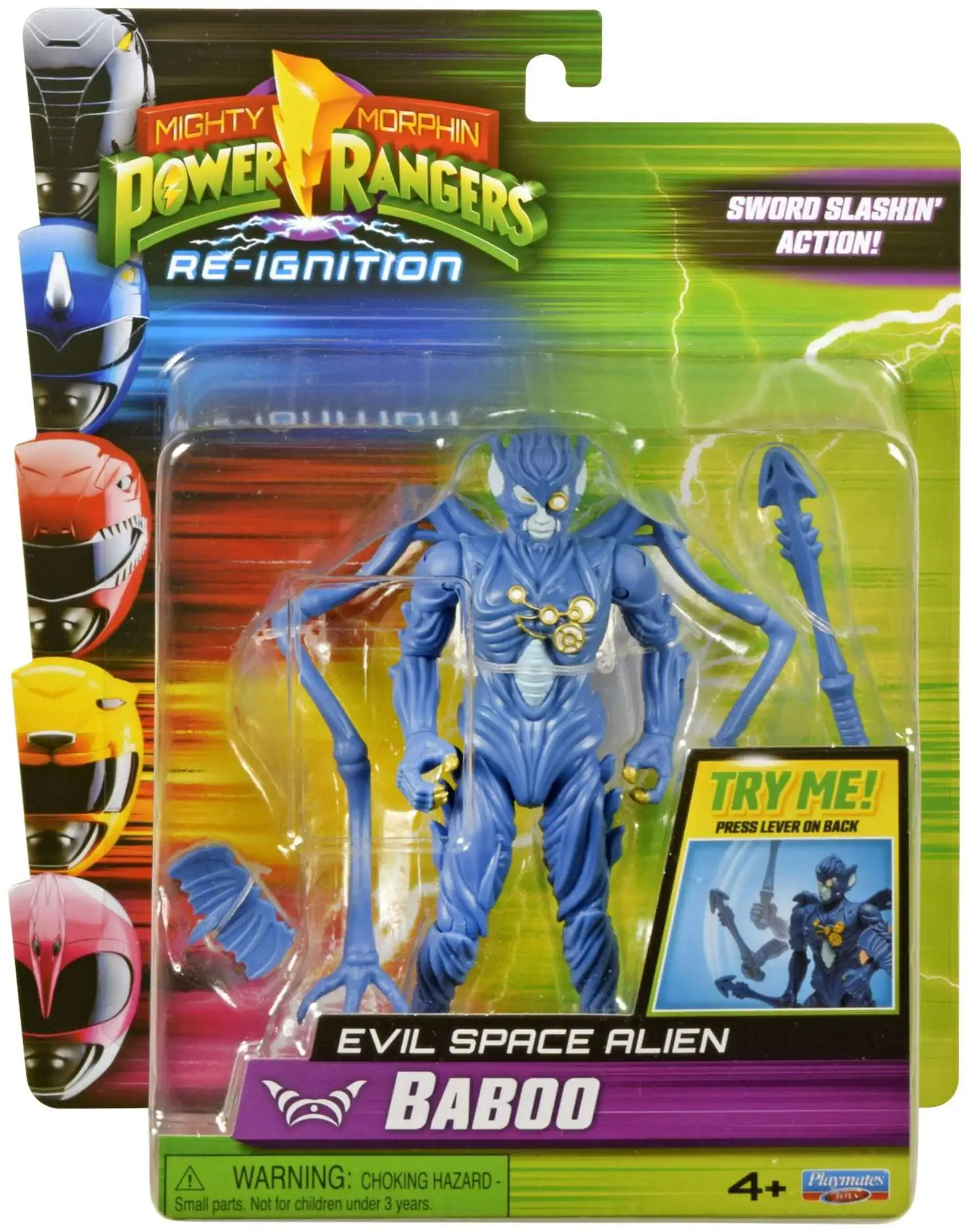 Figurine Power Rangers Super7 ReAction – Baboo (Babou) 9cm PVC