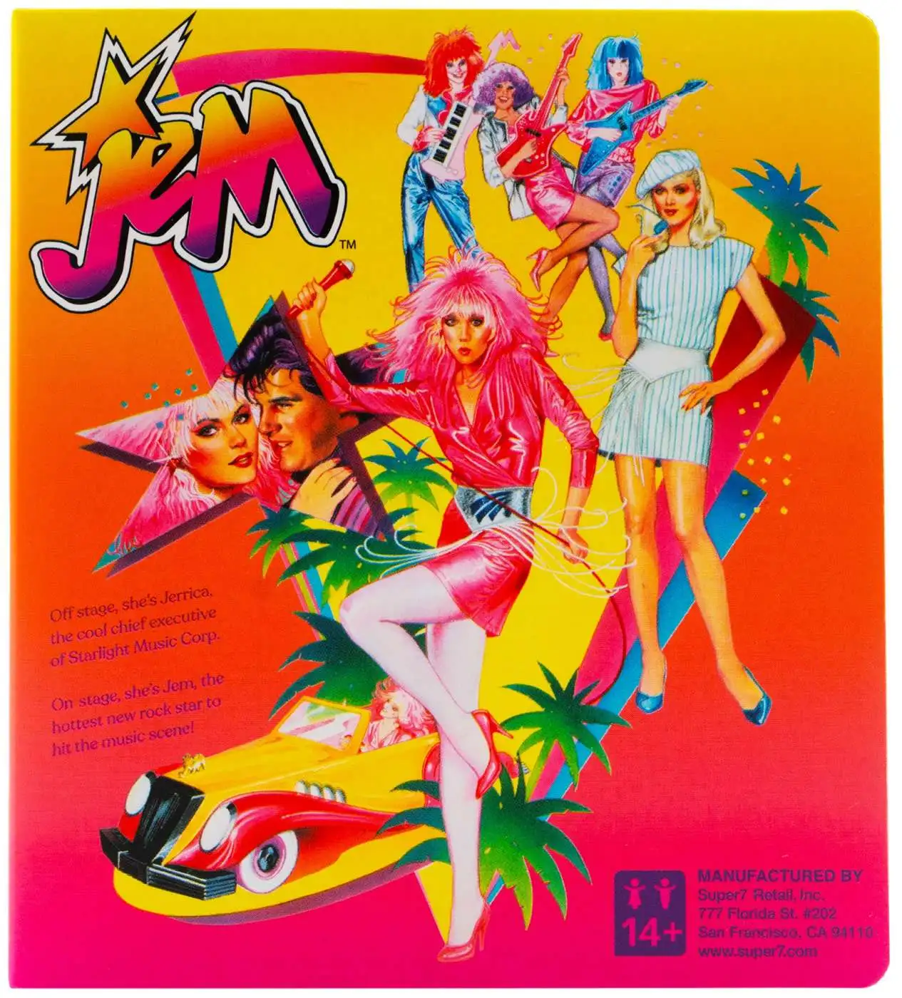 ReAction Jem The Holograms Pizzaz Exclusive 3.75 Action Figure Neon ...