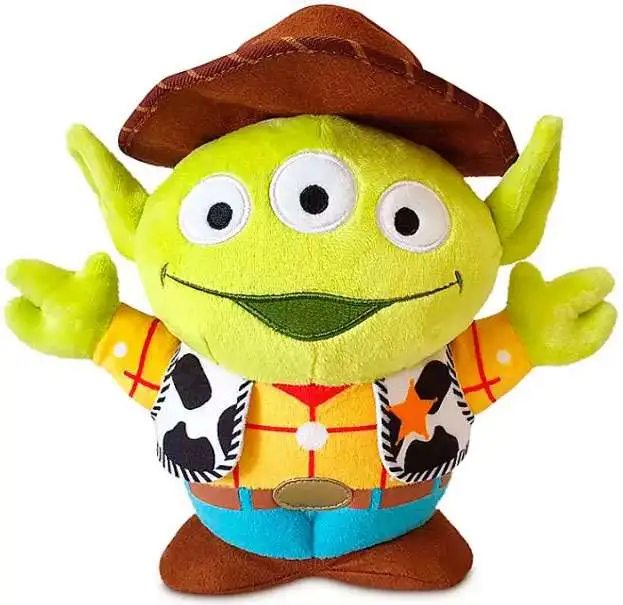 Disney store 2020 Toy Story Alien Pixar Remix plush woody 8.5inch