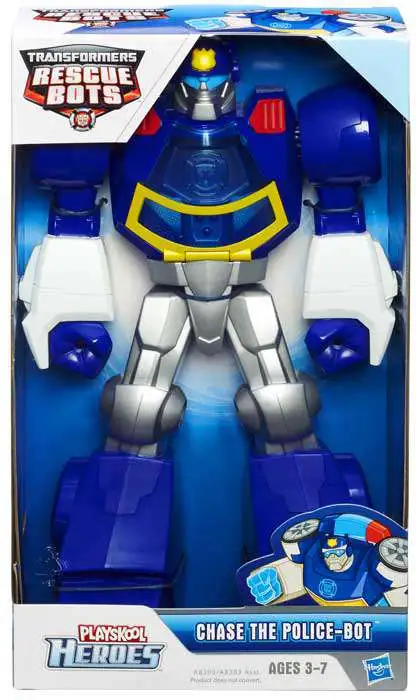 New Playskool Heroes Transformers Rescue Bots Chase the Police-Bot 