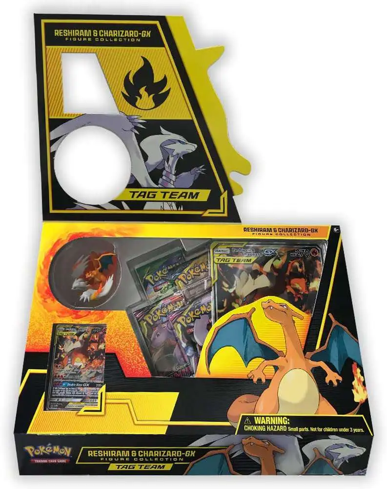 Games Corner - Pokemon TCG Reshiram & Charizard GX Figure