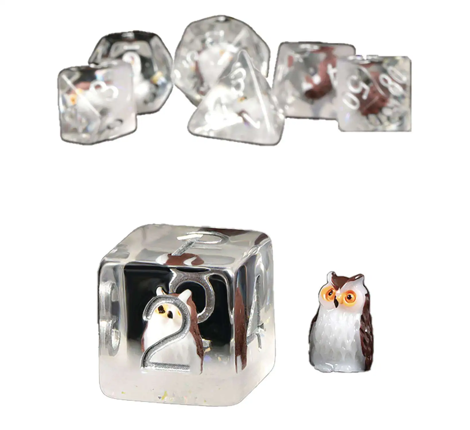 Dungeons & Dragons Penguin 7 Piece Resin Dice Set (Pre-Order ships February)