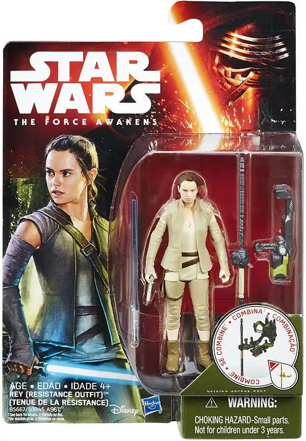 Details about   STAR WARS REY RESISTANCE OUTFIT 3.75" THE FORCE AWAKENS SEALED NEW 