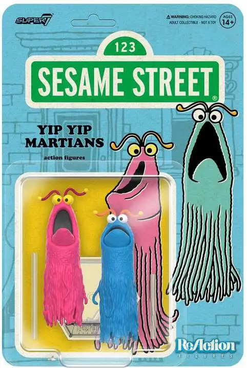 ReAction Sesame Street Wave 4 Yip Yip Martians Action Figure