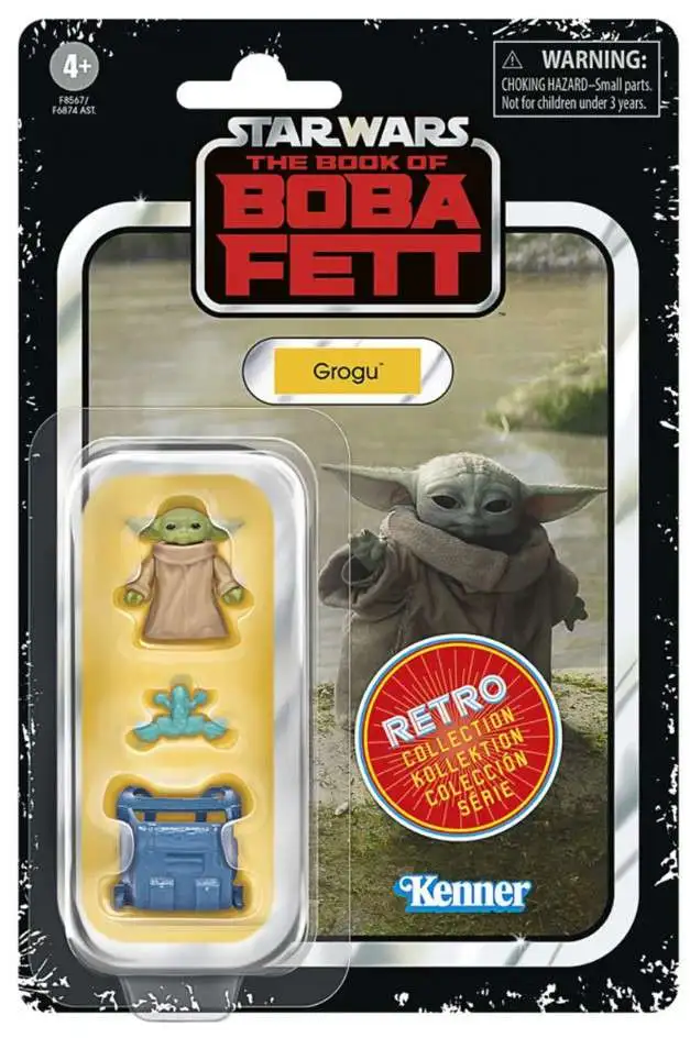 Star Wars The Book of Boba Fett Retro Collection Wave 1 Grogu (with Training Backpack) Action Figure