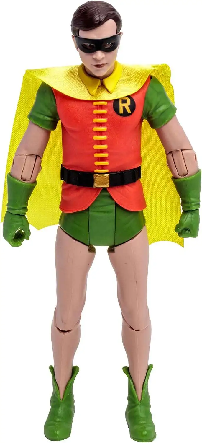 McFarlane Toys DC Batman Retro Series Robin Action Figure [Classic TV Series (1966), Version 2, Damaged Package]