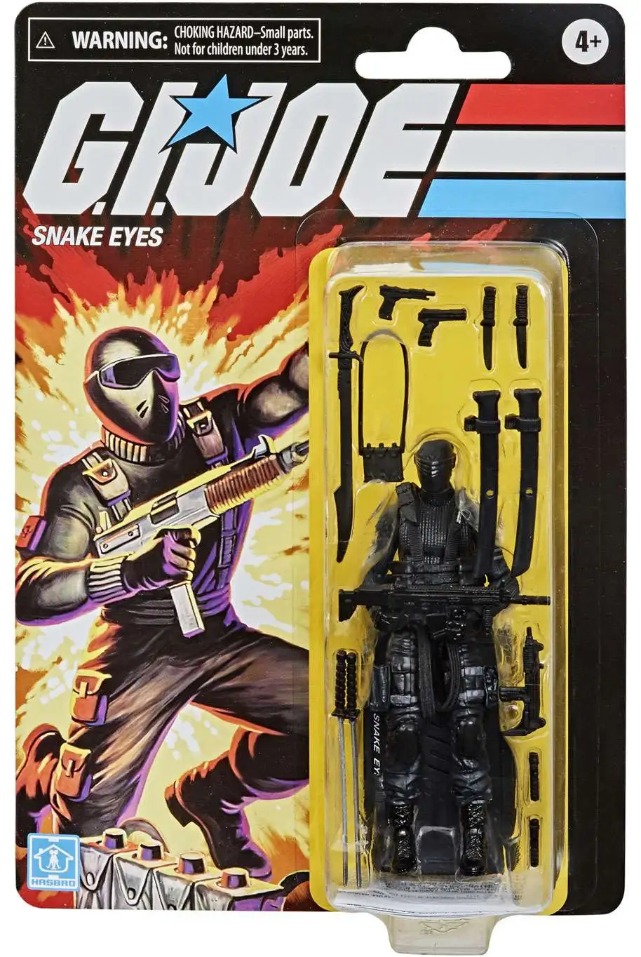 GI Joe 1982 Snake Eyes Light Gray Gun Weapon Vintage Accessory Figure Part 