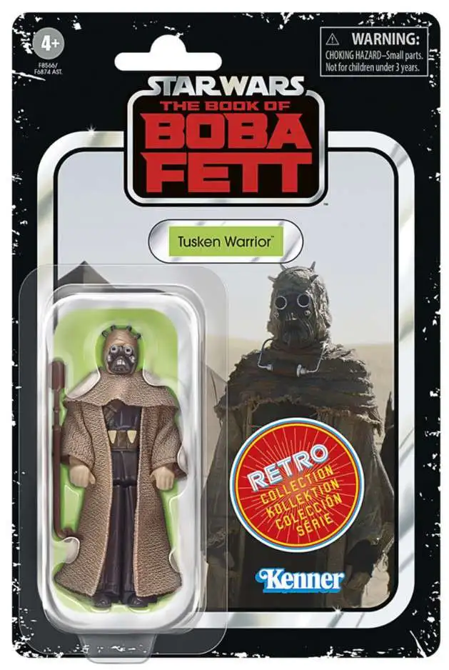 Star Wars The Book of Boba Fett Retro Collection Wave 1 Tusken Warrior Action Figure