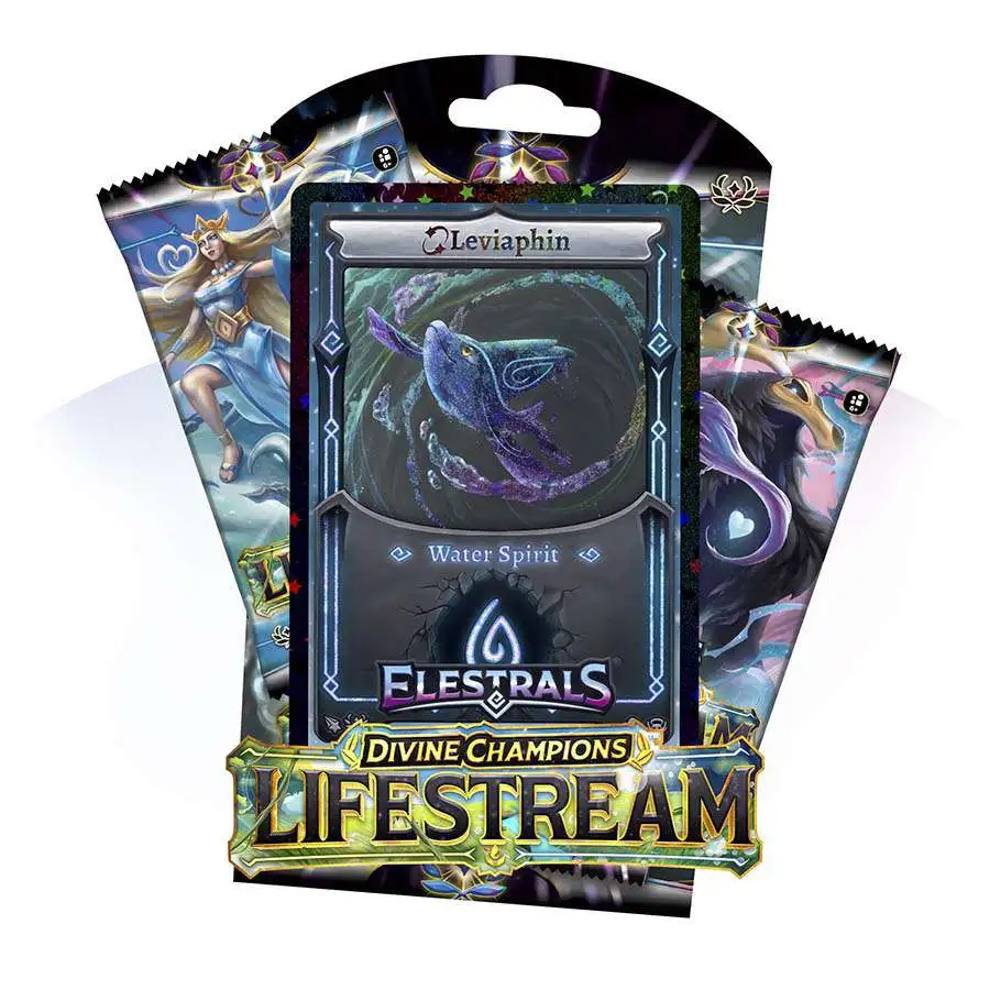 Elestrals TCG Lifestream Reverse Stellar Leviaphin BLISTER Pack [2 Packs]