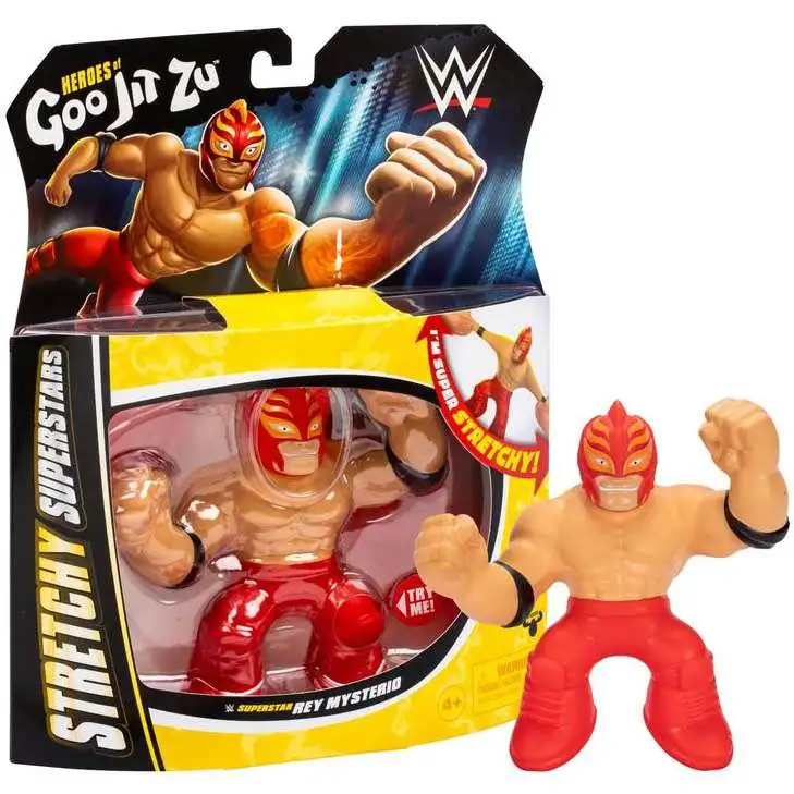 Heroes of Goo Jit Zu WWE Wreslting Rey Mysterio Action Figure [Stretchy Superstar!]
