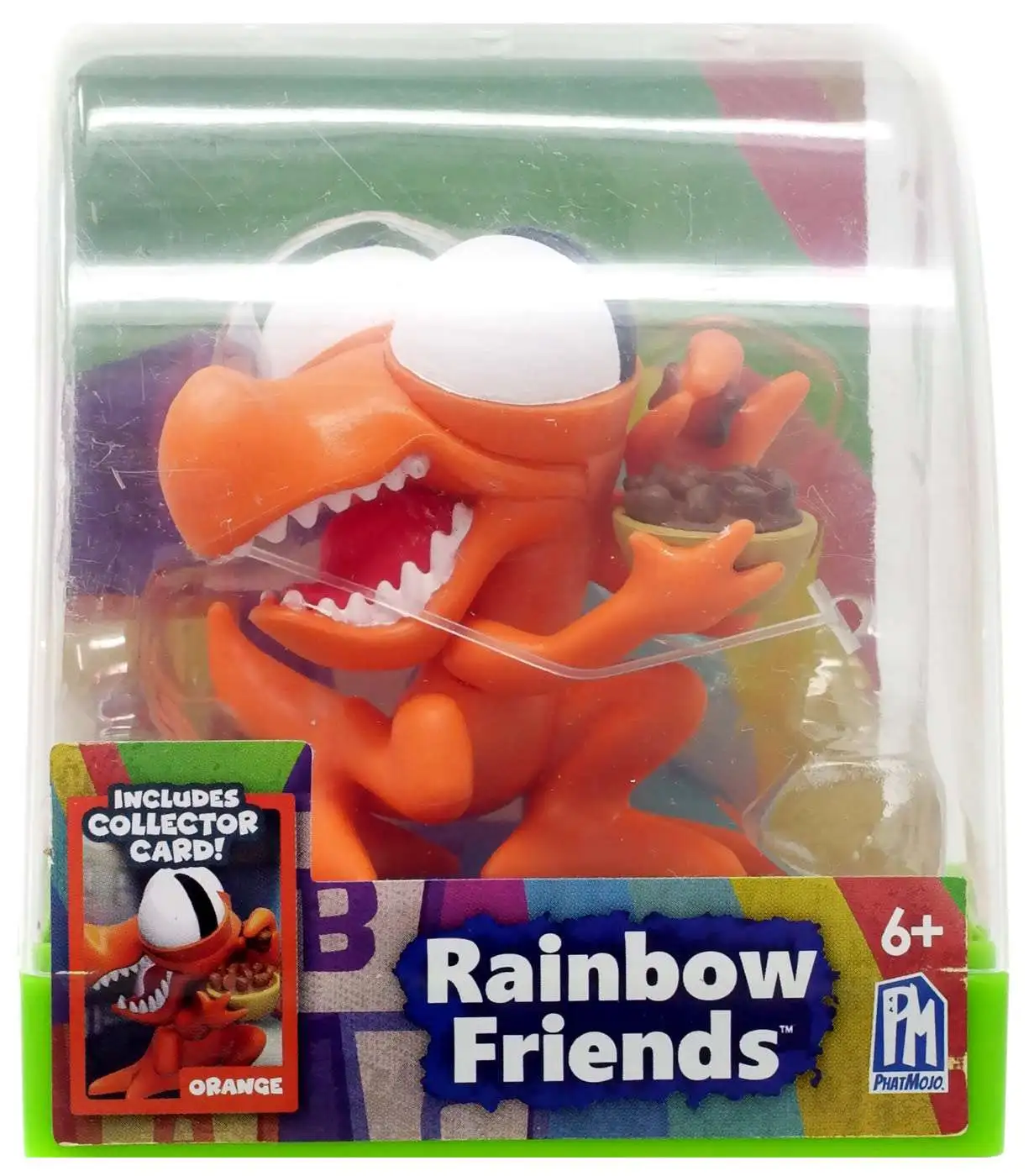 Cute Rainbow Friends Orange Toy Figure: Leisure Adventure Desktop