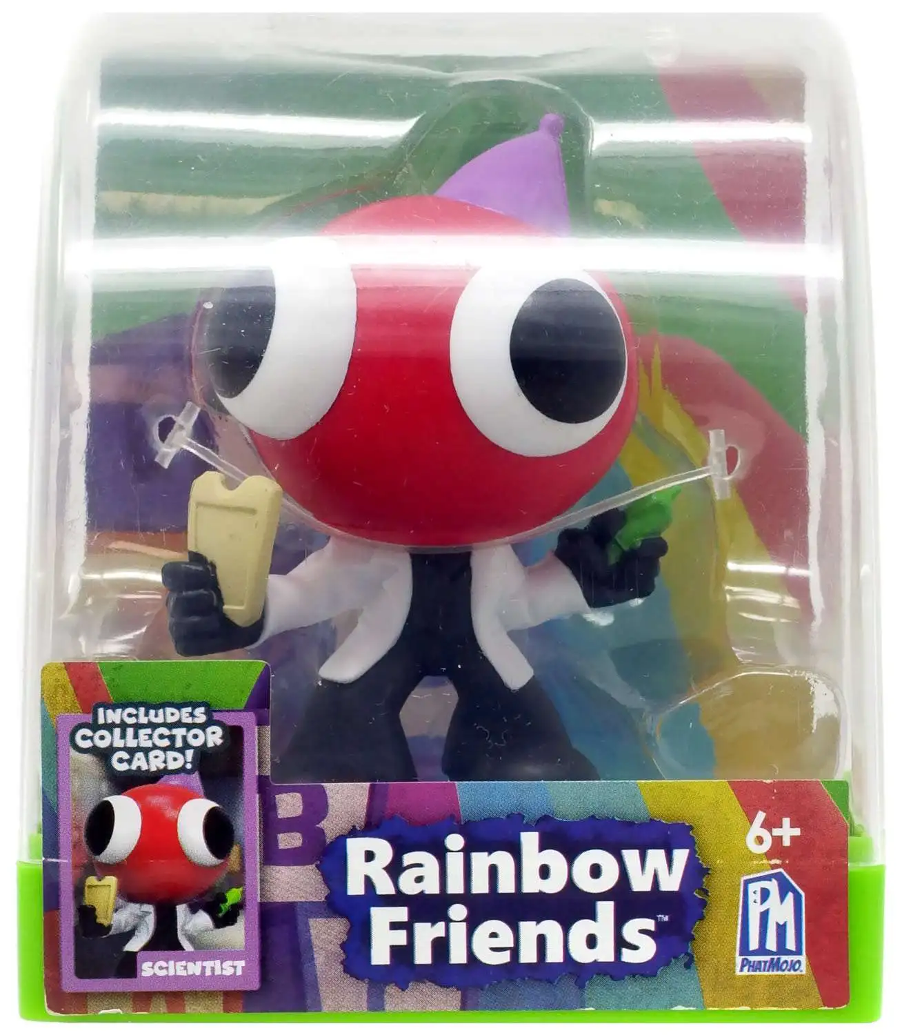 Rainbow Friends 8 Collectable Plush RED SCIENTIST Phat Mojo