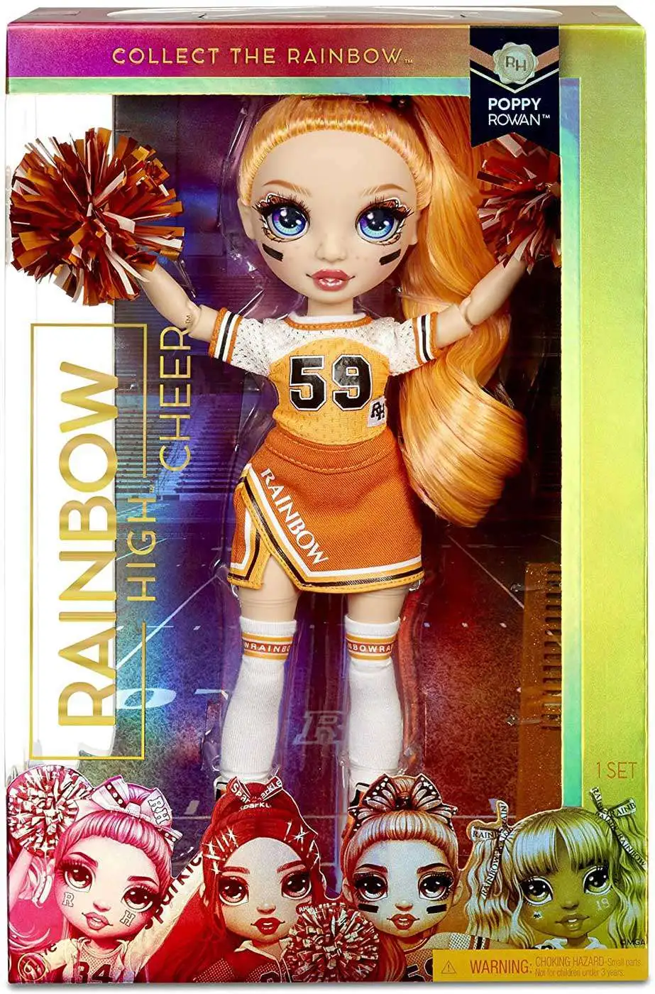 Rainbow High Cheer Poppy Rowan Doll MGA Entertainment - ToyWiz