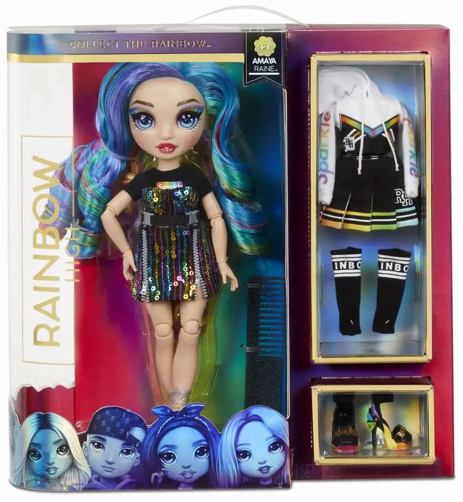 Rainbow High Doll Ruby Anderson Series 1 Mixed Clothes & Outfit Articulated
