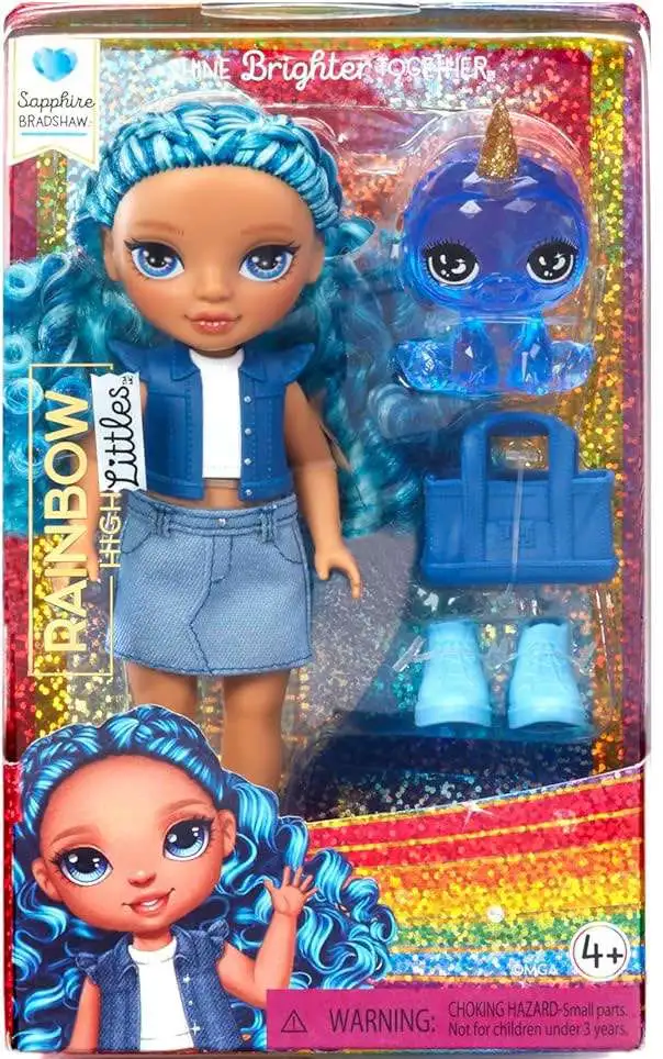Rainbow High Littles Sapphire Bradshaw Doll [Damaged Package]