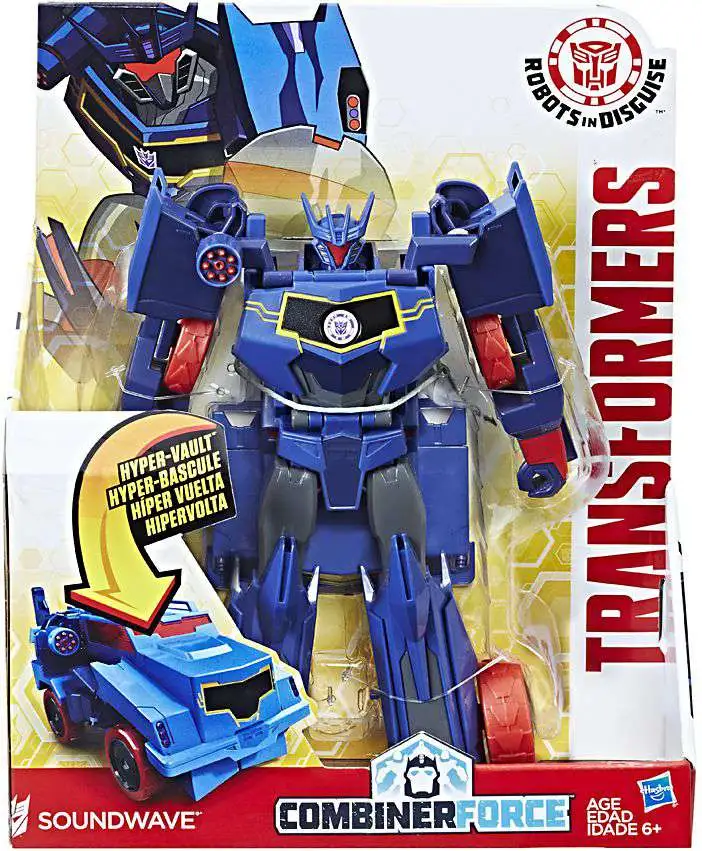 Transformers Robots in Disguise Hyper Change Heroes 10 Action Figure 3-Step Changer Hasbro - ToyWiz