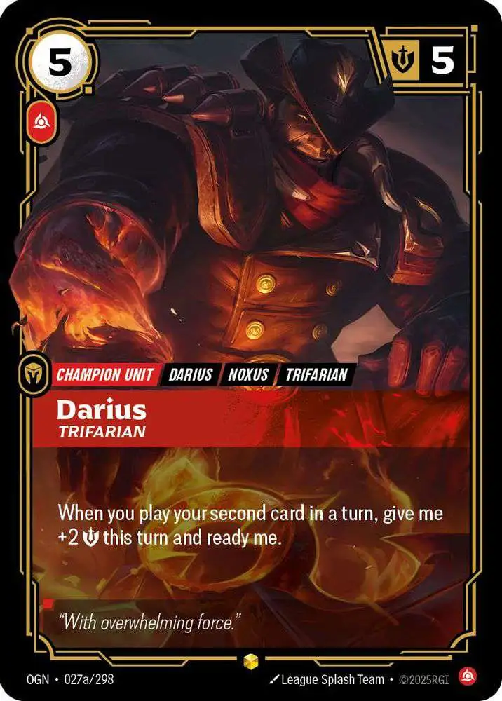 Riftbound League of Legends Trading Card Game Origins Single Card ...