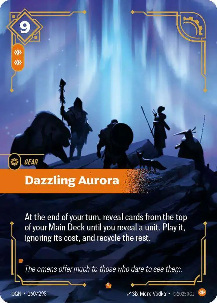 Riftbound: League of Legends Trading Card Game Origins Epic Dazzling Aurora  #160