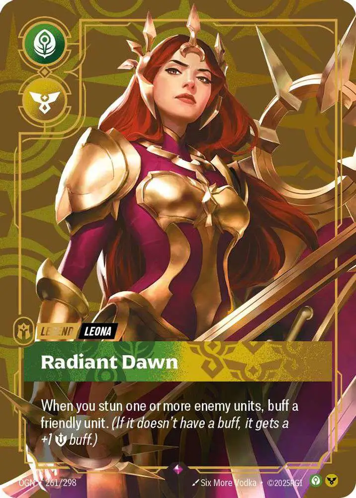 リフトバウンド　riftbound オーバーナンバー Radiant Dawn Riftbound League of Legends Trading Card Game Origins Single Card