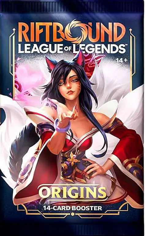 Riftbound: League of Legends Trading Card Game Origins Booster Pack [14 Cards]