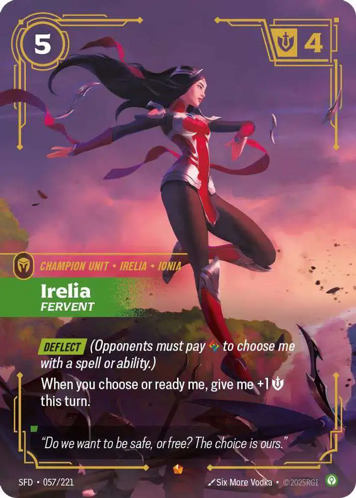 Riftbound League of Legends Trading Card Game Spiritforged Single Card