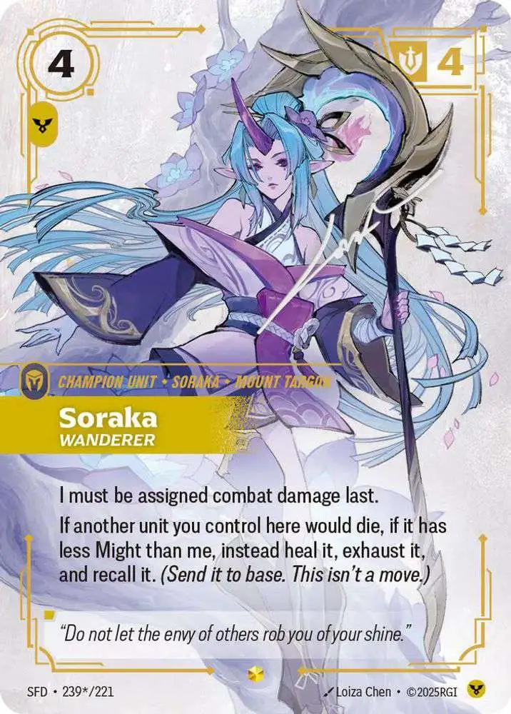 Riftbound League of Legends Trading Card Game Spiritforged Single