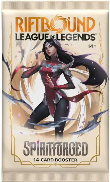 Riftbound: League of Legends Trading Card Game SpiritForged Booster Pack [14 Cards] (Pre-Order ships February)