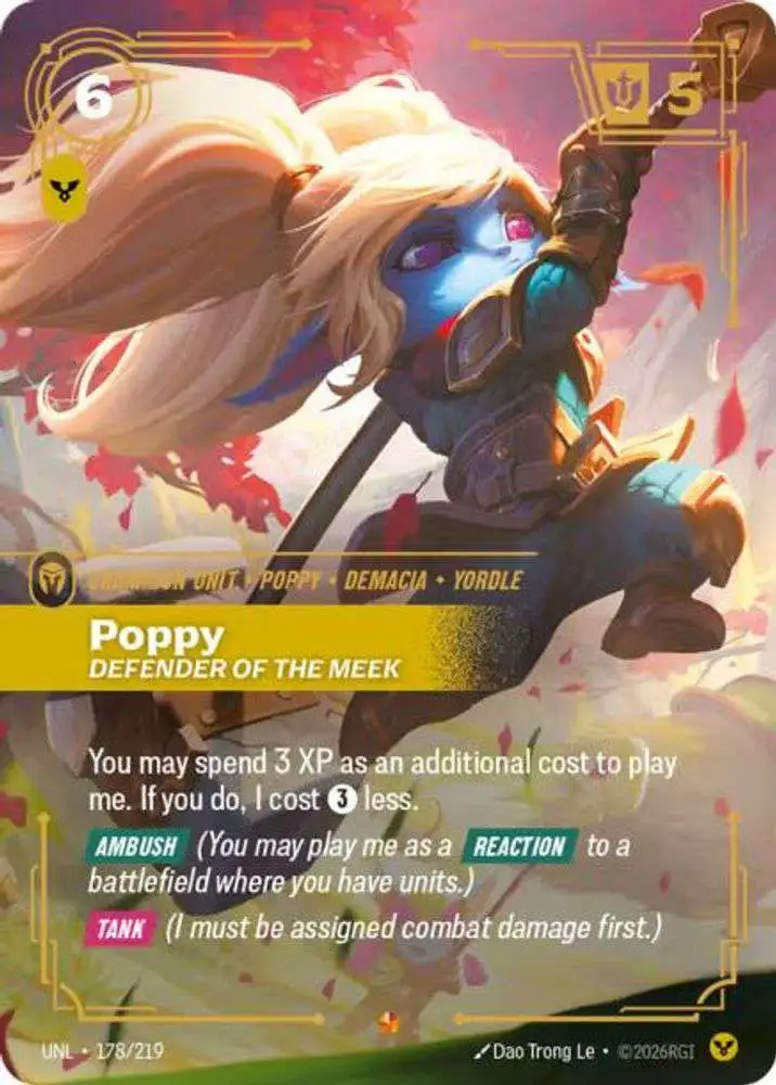 Riftbound League of Legends Trading Card Game Unleashed Single