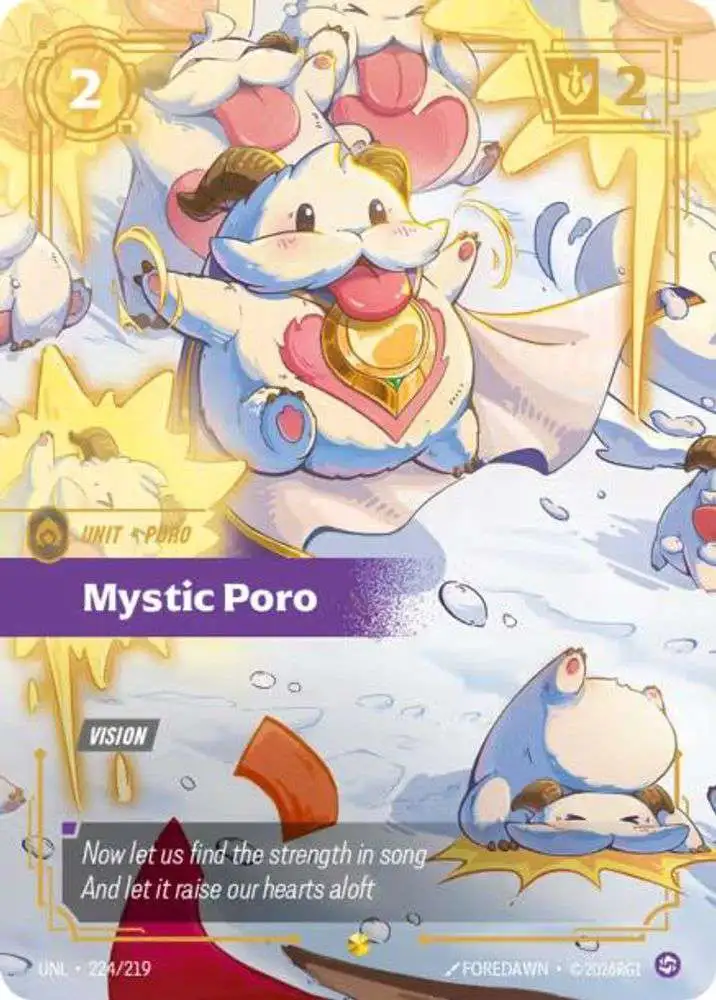 Riftbound League of Legends Trading Card Game Unleashed Single
