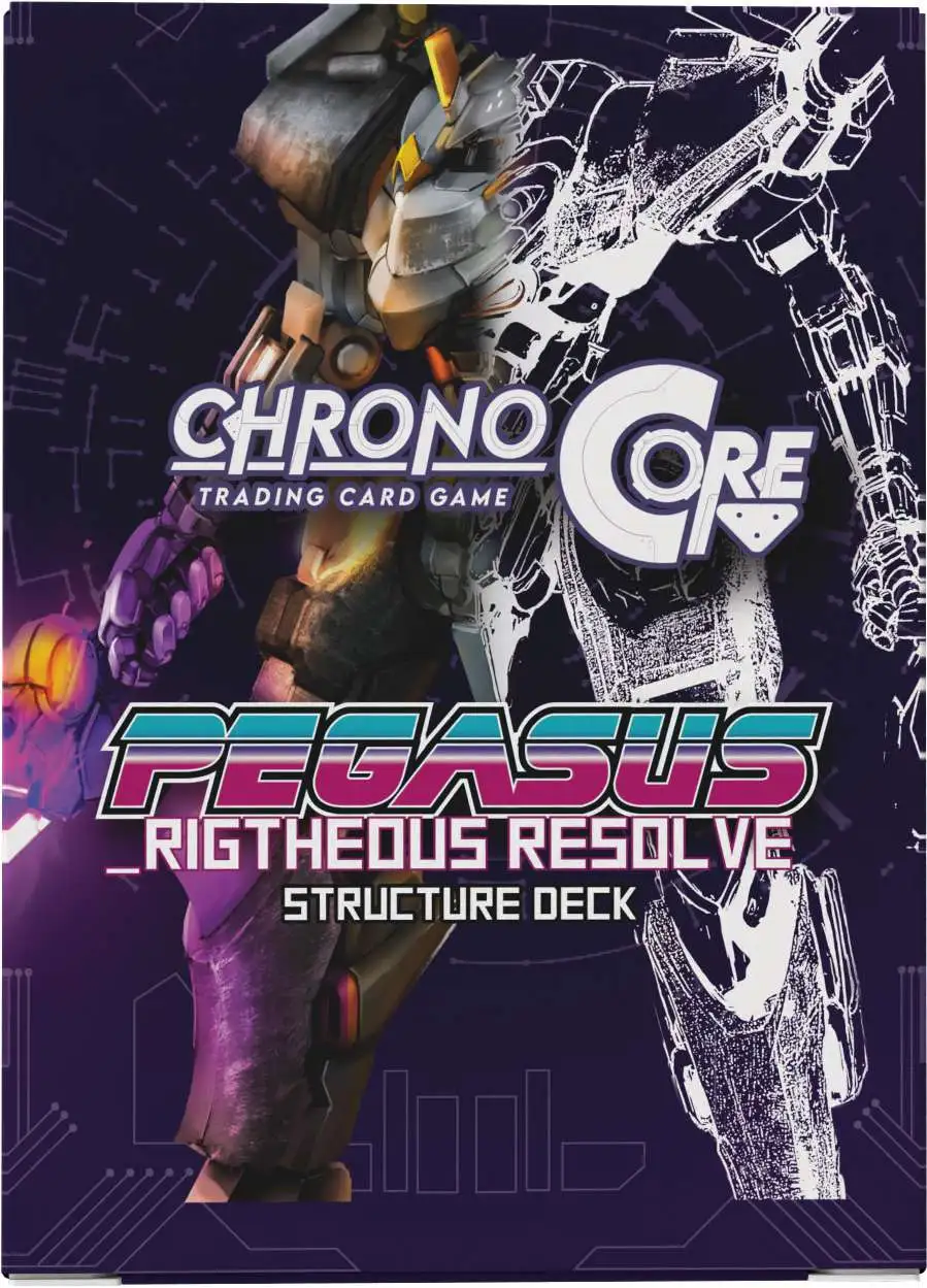 Chrono Core Trading Card Game Pegasus Righteous Resolve Structure Deck SD02 [82 Cards] (Pre-Order ships April)