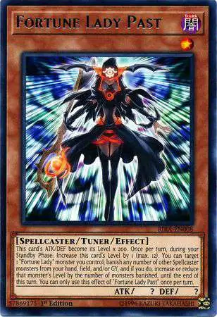 YuGiOh Rising Rampage Rare Fortune Lady Past RIRA-EN008