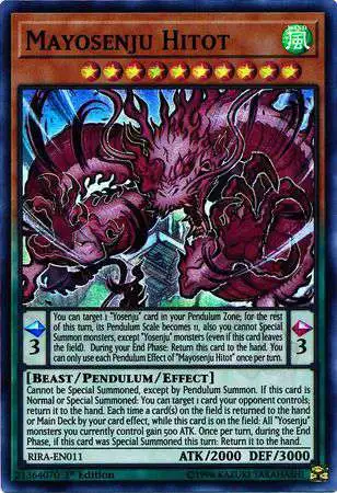 YuGiOh Rising Rampage Super Rare Mayosenju Hitot RIRA-EN011