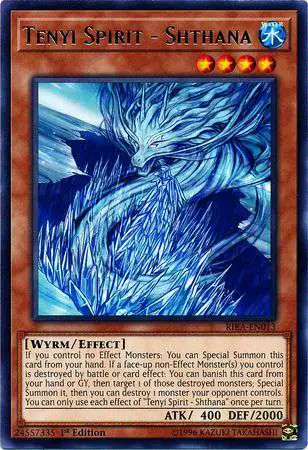 YuGiOh Rising Rampage Rare Tenyi Spirit - Shthana RIRA-EN013