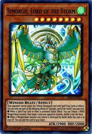 YuGiOh Rising Rampage Single Card Super Rare Simorgh, Lord
