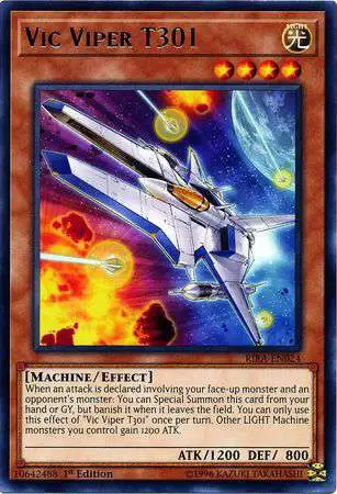 YuGiOh Rising Rampage Rare Vic Viper T301 RIRA-EN024