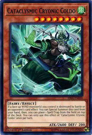YuGiOh Rising Rampage Common Cataclysmic Cryonic Coldo RIRA-EN030