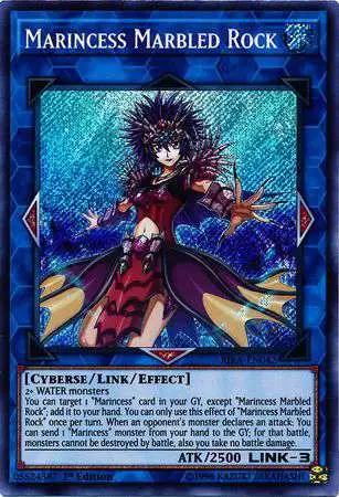 YuGiOh Rising Rampage Secret Rare Marincess Marbled Rock RIRA-EN042