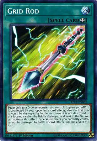 YuGiOh Rising Rampage Common Grid Rod RIRA-EN052