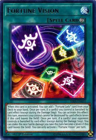YuGiOh Rising Rampage Rare Fortune Vision RIRA-EN055