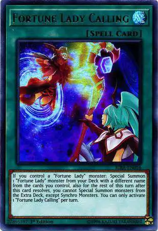 YuGiOh Rising Rampage Ultra Rare Fortune Lady Calling RIRA-EN056