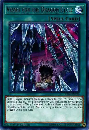 YuGiOh Rising Rampage Rare Vessel for the Dragon Cycle RIRA-EN059