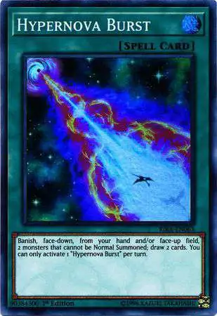 YuGiOh Rising Rampage Super Rare Hypernova Burst RIRA-EN063