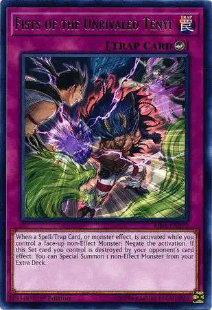 YuGiOh Rising Rampage Rare Fists of the Unrivaled Tenyi RIRA-EN072