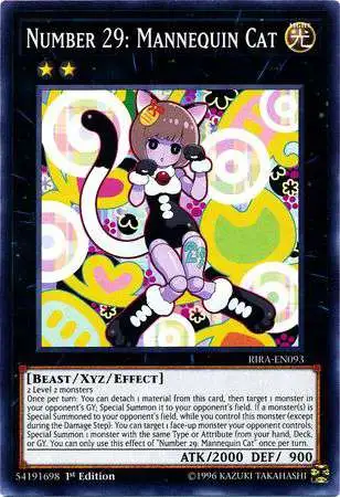 YuGiOh Rising Rampage Common Number 29: Mannequin Cat RIRA-EN093