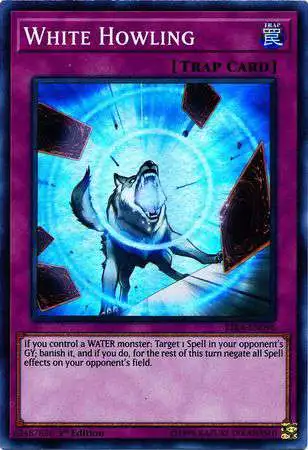 YuGiOh Rising Rampage Super Rare White Howling RIRA-EN096