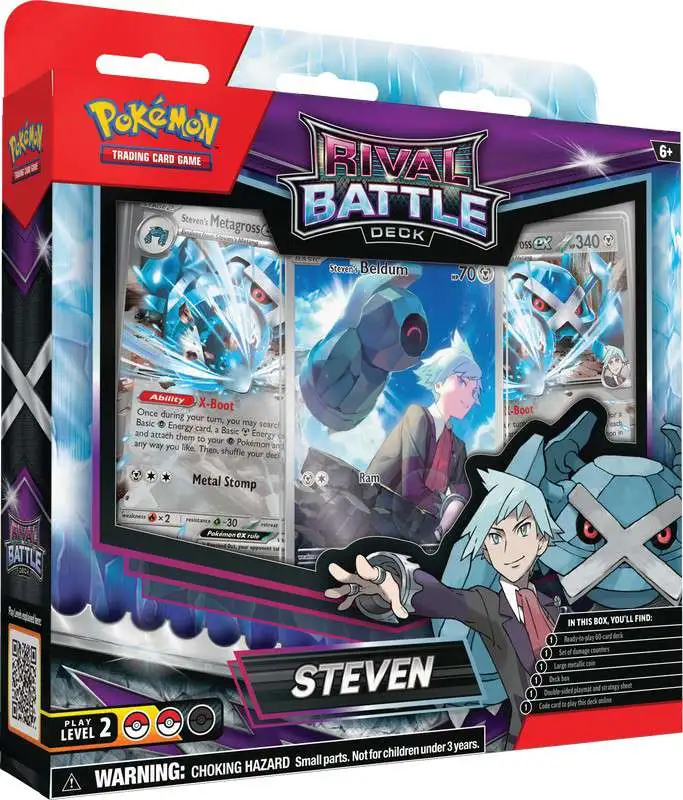 Pokemon Rival Battle Steven Deck [60 Cards, Metagross ex]